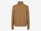 Bomber híbrido de punto con piel de oveja para invierno | Sease
