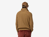 Bomber híbrido de punto con piel de oveja para invierno | Sease
