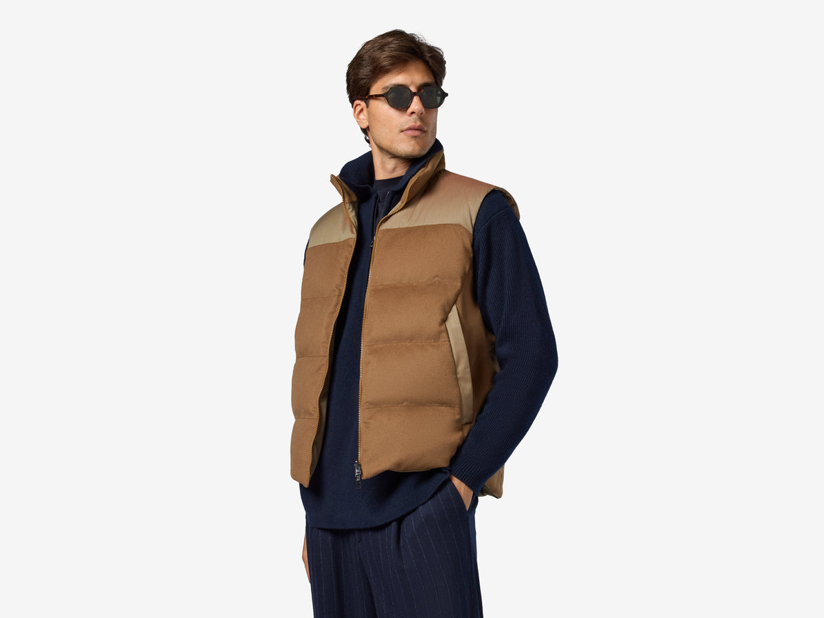Feather Vest Reversible