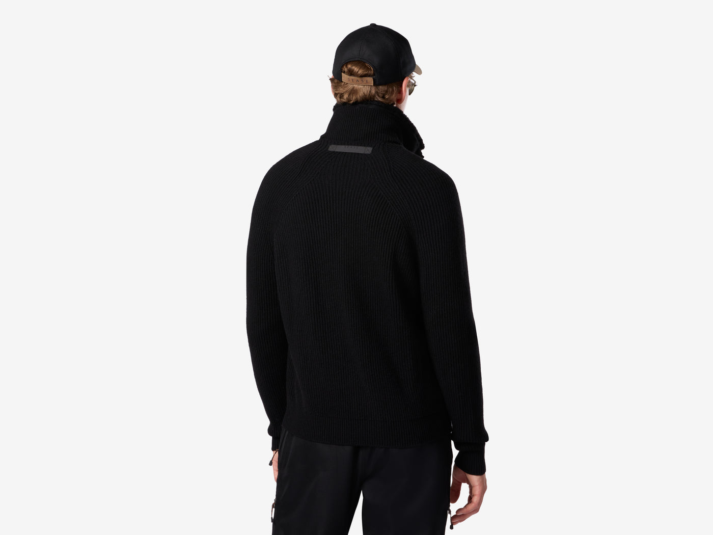 Knit Hybrid Bomber Shearling