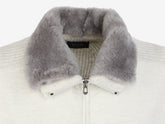 Knit Hybrid Bomber Shearling | Sease