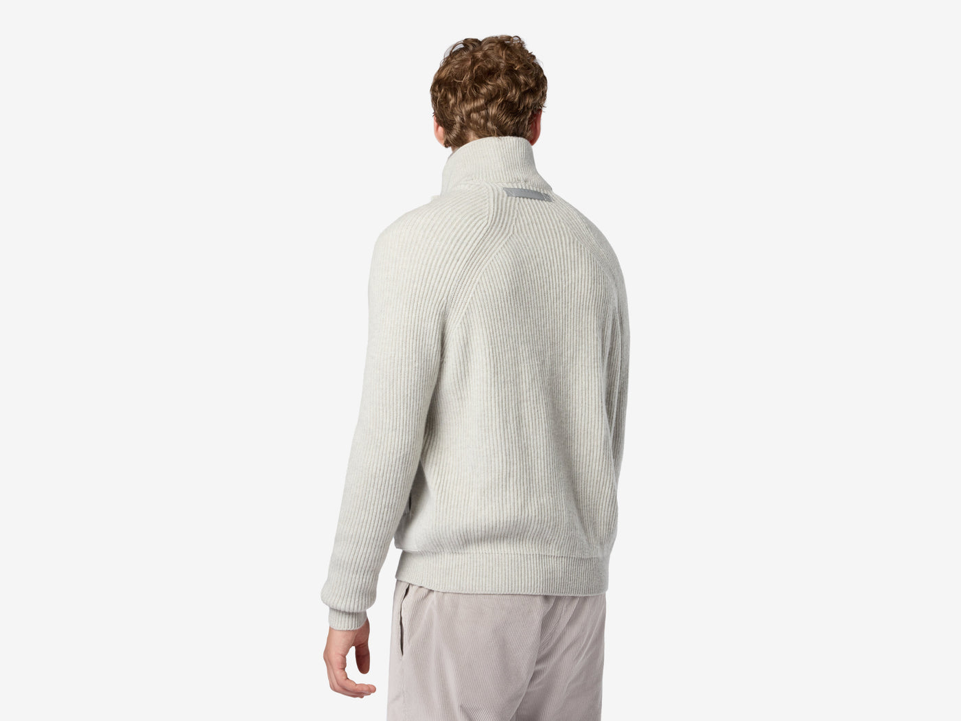 Knit Hybrid Bomber Shearling