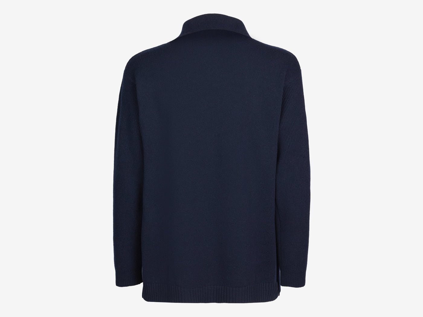 Felted Half Zip Polo