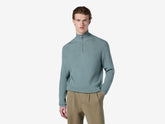 Waffle Half Zip Turtle Neck | Sease