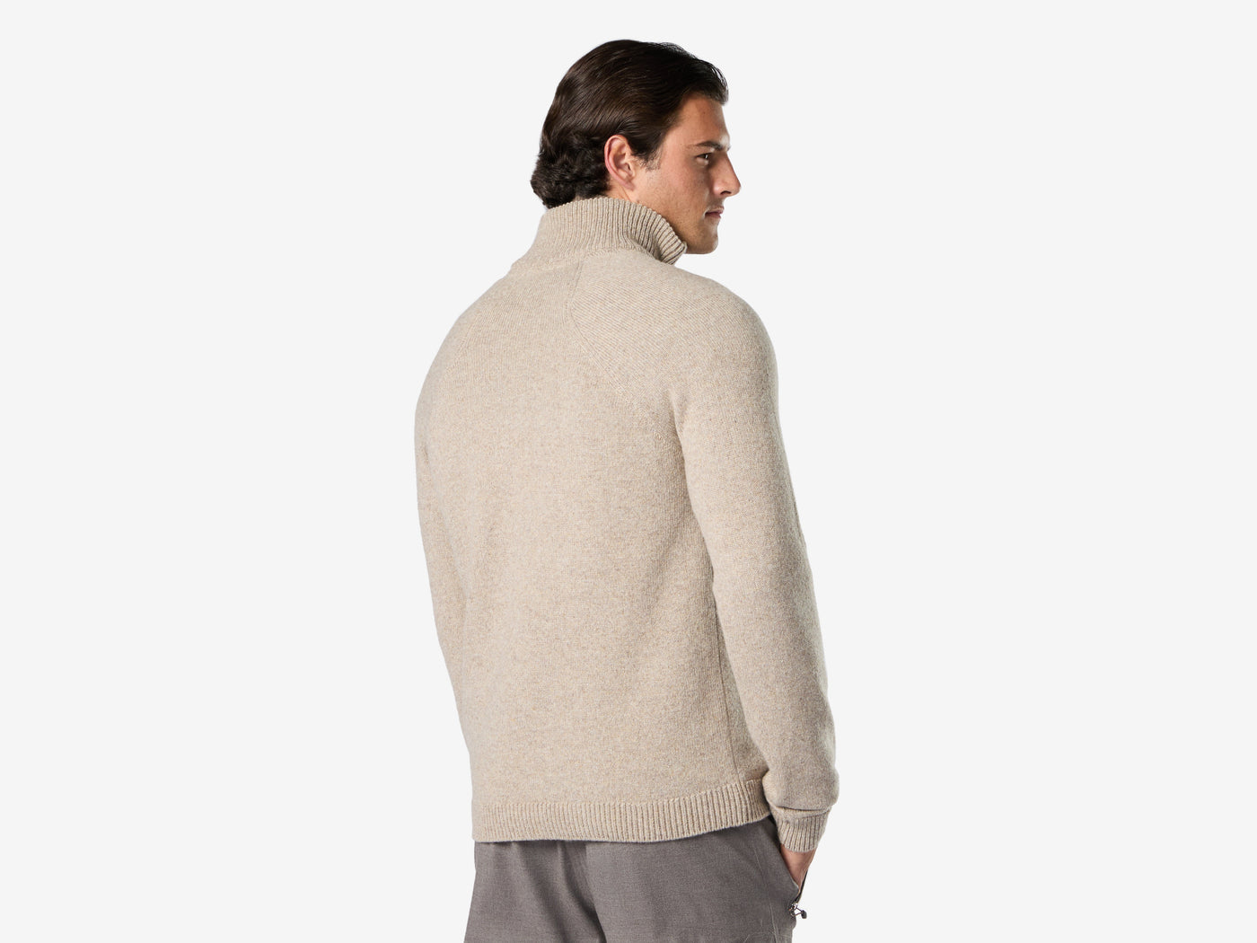 Half Zip Mouliné