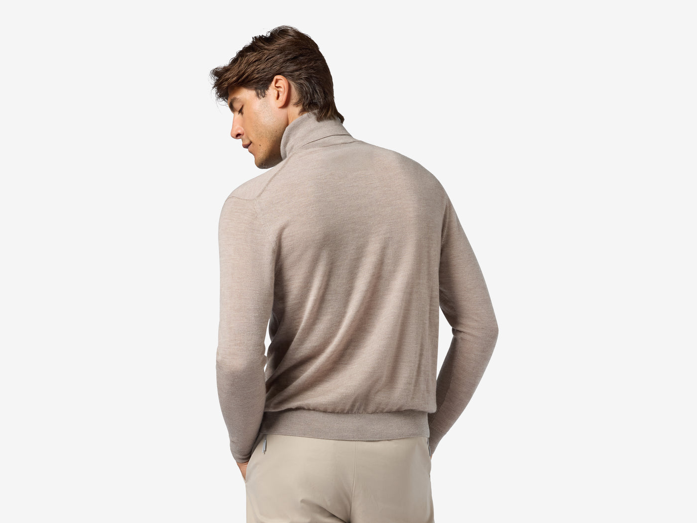 Fine Knit Turtle Neck
