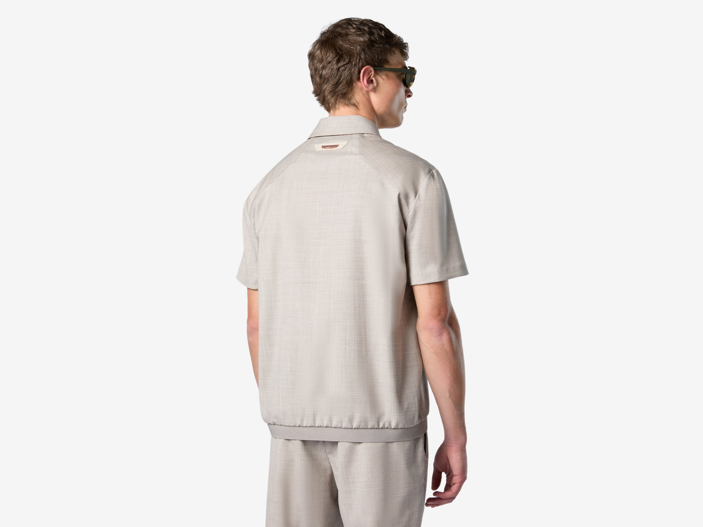 Zipped Polo Woven